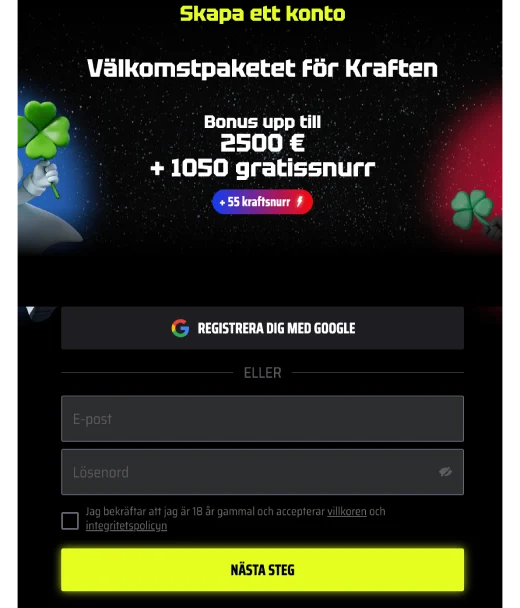 Registrering  